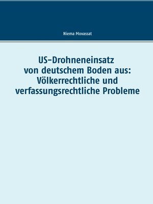cover image of US-Drohneneinsatz von deutschem Boden aus